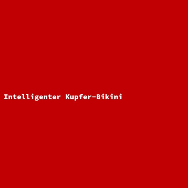 Intelligenter Kupfer-Bikini