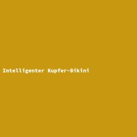 Intelligenter Kupfer-Bikini