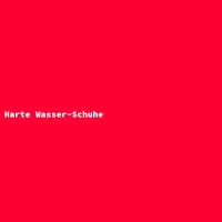 Harte Wasser-Schuhe