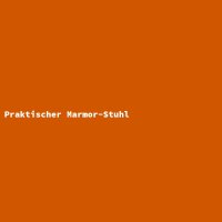 Praktischer Marmor-Stuhl
