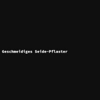 Geschmeidiges Seide-Pflaster