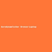 Aerodynamischer Bronze-Laptop