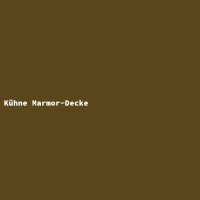K&uuml;hne Marmor-Decke