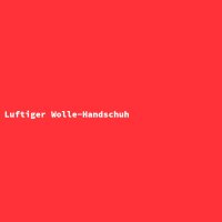 Luftiger Wolle-Handschuh